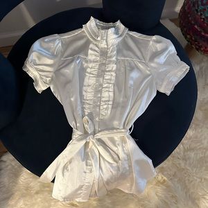 White Forever 21 Blouse